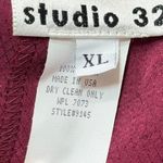 Vintage Dark Red Wide Leg Drawstring Pants Size XL Photo 3