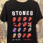Rolling Stones Tshirt tee, no filter Tour 2019 band tour tee Black Size M Photo 0