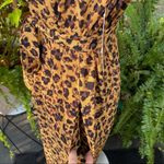 Donna Morgan  Animal Print Button Up Belted Jumper Dress Photo 3