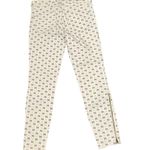 Pilcro and the Letterpress Anthropologie Skinny Ankle Jeans 27 White Flowers 29X27 Photo 9