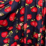 Ensnovo Vintage 50s Strawberry Print
Halter Midi Dress Photo 4