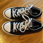 Converse Chuck Taylor All Star Ox "All Of the Stars" Women Shoes Black-White- 7M Photo 3