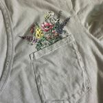 Wildfox  Pocket Full of Posies Crissy Orchid Purple Light Distressed T Shirt Photo 8