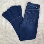 MOTHER‎ The Cha Cha Raw Cut Flared Ankle Jeans Size 26 in Girl Crush Blue Photo 10