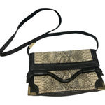 Foley & Corinna Snake Skin Foldover Crossbody Photo 0