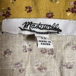 Madewell Kacie Mini Shirtdress Bitsy Bouquet Yellow Floral Size 10 Photo 6