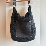 Laggo Raffia bag with braided shoulder strap Black Photo 3