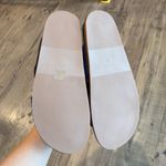 Boden Cross Strap Slider Leather Sandals Navy Blue Size 8.5 Photo 4