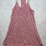 American Eagle  Outfitters Dress M Marled Red Racerback Tank Dress Photo 0