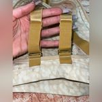 Fabletics  Cream and Gold Patterned Sports Bra Photo 6