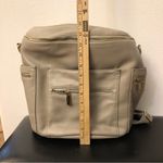 MISS FONG Mini leather Diaper Bag Backpack.Diaper Bag with Changing Pad Photo 13