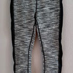 Marc New York Black/Gray Space Dyed Cropped Workout Leggings Photo 0