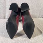 Steve Madden  Women's Knee High “Triumph” Boots Size 7 Burgundy Croc-Embossed Photo 5