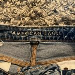 American Eagle  Outfitters Distressed high rise mom jean shorts size 4 Photo 1
