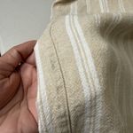 Gap Pants Womens XL Khaki Linen Blend Striped Pull On Wide Leg Boho 27” Photo 10