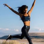 Zyia Active Blue Twilight Luxe bra (small) & Hi Rise 7/8 24” Leggings Se… Photo 1