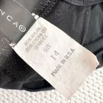 La Blanca  Classic Square Neck Black Bathing Swimsuit Low Back Skinny Strap 14 Photo 6