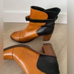 Wolverine Samantha Pleet Tan & Black 1000 Mile Bonny Leather Ankle Boots Sz 9.5 Photo 6