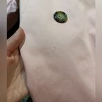 Jones New York Vintage  Pink Trench Coat With Polka Dot Lining Women’s Size M Photo 15