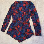 Forever 21 size M floral print long sleeve romper Photo 7