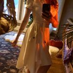 Cute Office Dress Tan Photo 3