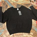 Melrose and Market Sweater Women’s Long Sleeve Black Small NWT Photo 10