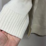 Elegant Ivory Sweater with American Flag Design Red Size M Photo 6