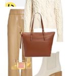 Veronica Beard Cormac Crop Faux Leather Pants High Rise 8 Buttery Soft Office Photo 7