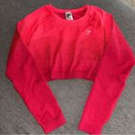Gymshark cropped pink top, size XXL, polyester, nylon & elastine Photo 0