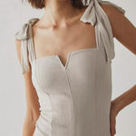 Free People Lola Bodysuit in Harvest Moon Bow Tie Coquette Fairy XS Blogger Fav Photo 0