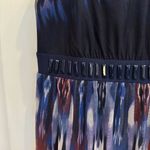 Carmen Marc Valvo Maxi Dress Watercolor Bohemian Sparkle Bead Plus Size 1X NWT Photo 6