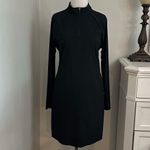 Hurley NWOT Long Sleeve 1/4 Zip Pocket Swim Dress Cover Up Black Size Medium Photo 1