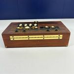 Enid Collins Box Purse 1960’s Cable Car Brown Photo 4