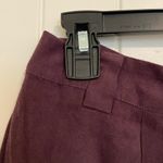 EUC Vintage Birch‎ Hill women’s dark purple faux suede casual pants size 10 Photo 5