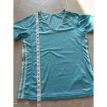 Adidas Top Womens Size Medium Blue Tennis Preppy Active Gym Workout Sporty Y2K Photo 6