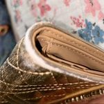 Love moschino  Metallic Gold Bifold Wallet Photo 4