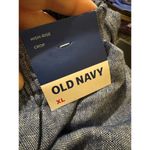 Old Navy Womens Chambray Pants Straight Blue  Pull On Drawstring XL New Crop Photo 1