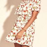 Lovers + Friends  Floral Off The Shoulder Ruffle Dress Size Medium M Photo 0