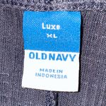 Old Navy LUXE dark purple ribbed crewneck long sleeve boxy pullover NEW size XL Photo 5