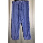 Orvis  Women's Midweight Relaxed Fit Tencel Blend Blue Chambray Pants Size Large Photo 1