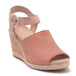 Toms Tropez Spanish Villa Wedge Heel Sandals Shoes 7.5 New NWT Suede Perforated Photo 0