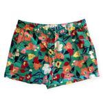 Elle -Flower print Shorts-2 side pockets-zips in front-EUC-Sz 2 Photo 0