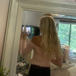 Forever 21 Blush Pink Off The Shoulders Long Sleeve Photo 3