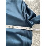 Madewell  Smoky Spruce Erika Satin Shift Mini Dress Size S Photo 8