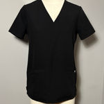 FIGS  XS Black Casma 3 Pocket Scrub Top Shirt FW1100 Photo 0