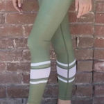 Zyia  Active Army Green Mesh Light N Tight High Rise Leggings Size Small Photo 0
