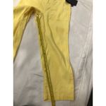 NYDJ Lift & Tuck Yellow Linen Pants Sunshine 00 Dopamine Classic Preppy NEW Photo 5