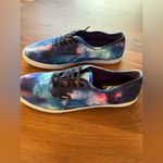 Vans Off The Wall Skate Shoes Lace Up Galaxy Blue Woman’s Size 9 Men’s Size 7.5 Photo 2