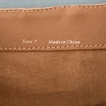 Dolce Vita Cecile Praline Nubuck Leather Wood Block Heel Ankle Boots Brown Size 7 Photo 9