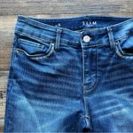 White House | Black Market  Womens The Slim Crop Embroidered Frayed Hem Jeans Sz 0 Photo 1